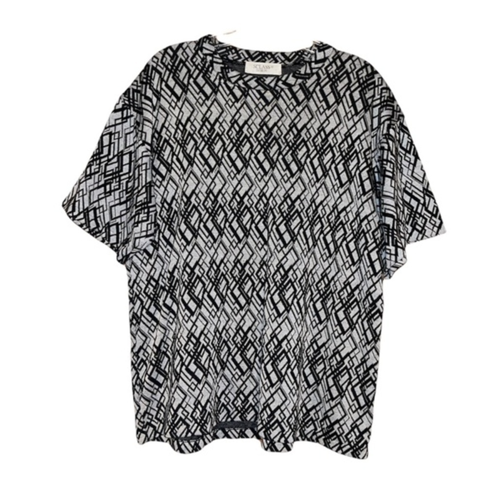 Vintage SClass Sesign knit graphic blouse shirt